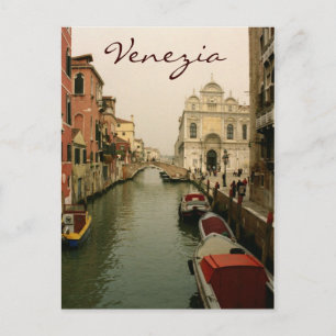 Kanal von Venedig Postcard Postkarte