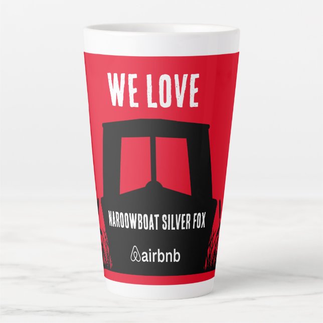 Kanalboot zu mieten milchtasse (Vorderseite)