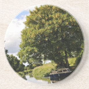 Kanalboote Getränkeuntersetzer