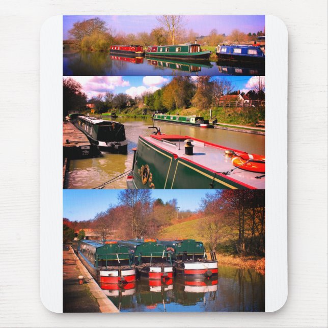 Kanalboote Mousepad (Vorne)