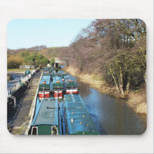 Kanalboote Mousepad