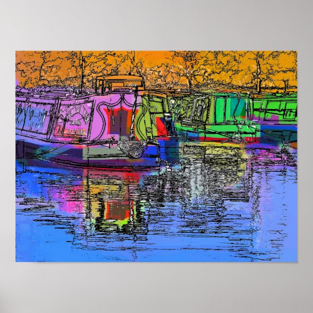 KANALBOOTE POSTER (Vorne)