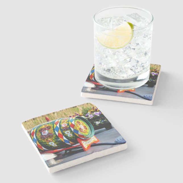 KANALBOOTE STEINUNTERSETZER (Seitenansicht)