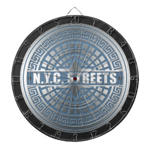 Kanaldeckel NYC Dartscheibe