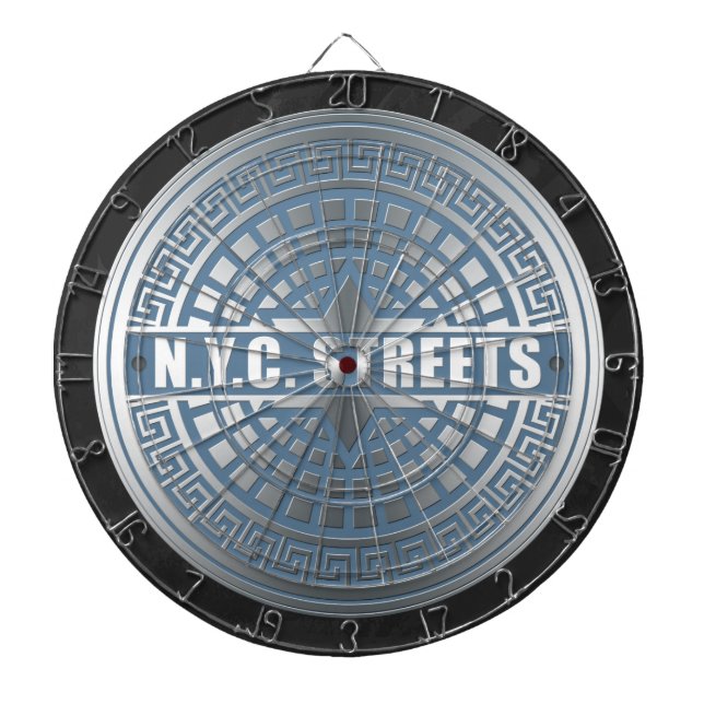 Kanaldeckel NYC Dartscheibe (vorne)