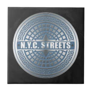 Kanaldeckel NYC Fliese