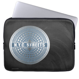 Kanaldeckel NYC Laptopschutzhülle