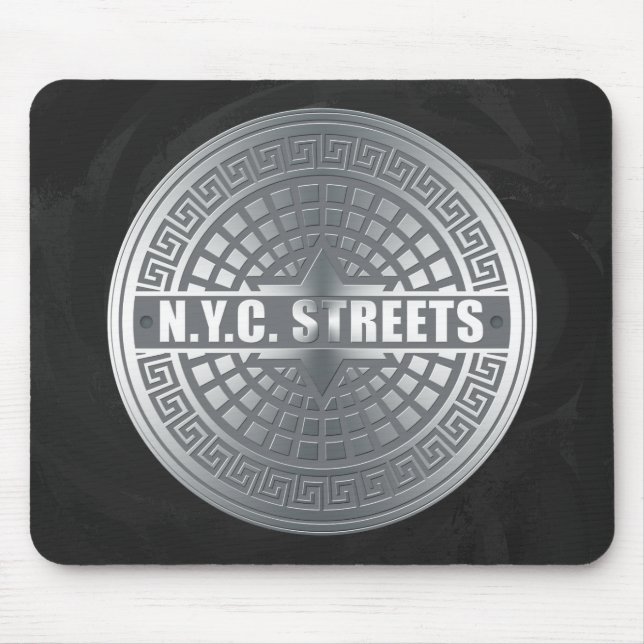 Kanaldeckel NYC Mousepad (Vorne)