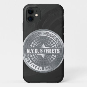Kanaldeckel Staten Island Grau Case-Mate iPhone Hülle