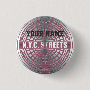 KanaldeckelNYC Button