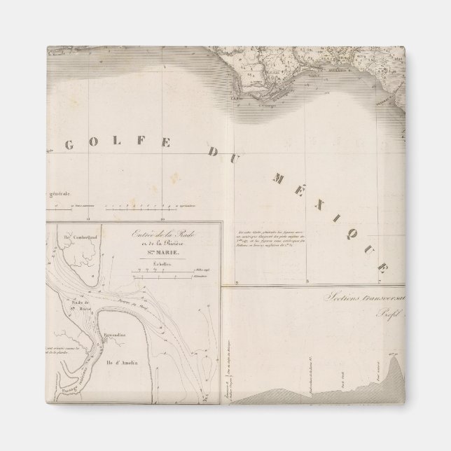 Kanaldelta Mississippi Magnet (Vorne)