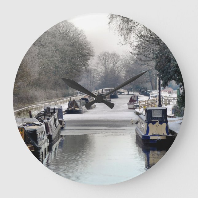 KANÄLE GROßE WANDUHR (Vorderseite)