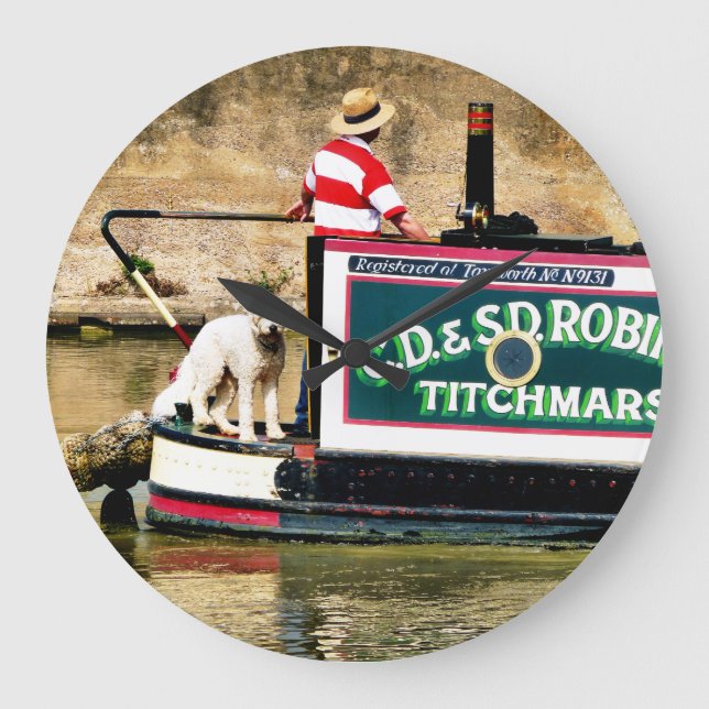 KANÄLE GROßE WANDUHR (Vorderseite)