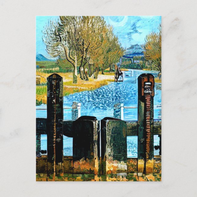 KANALE UND NARROWBOOTE POSTKARTE (Vorderseite)