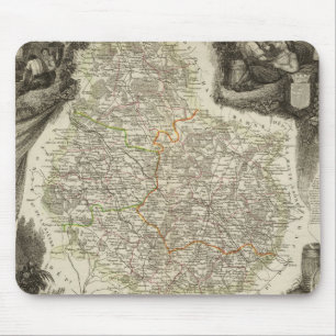 Kanäle und Straßen Mousepad