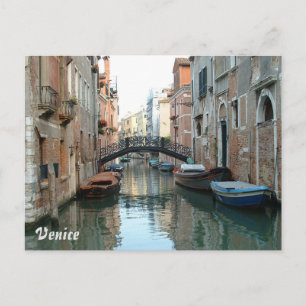 Kanäle von Venedig Postkarte