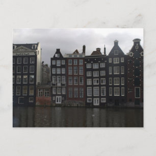 Kanalhäuser in Amsterdam Postkarte