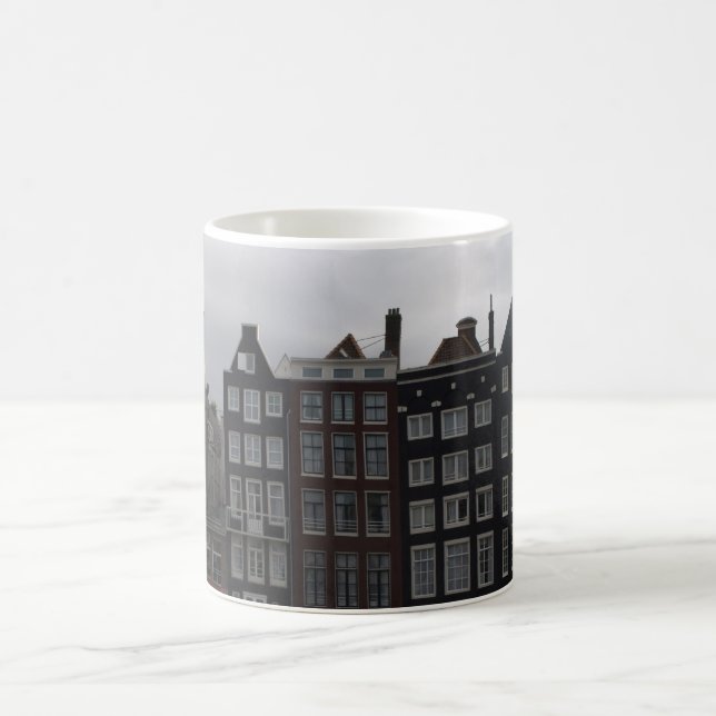 Kanalhäuser in Amsterdam Tasse (Mittel)