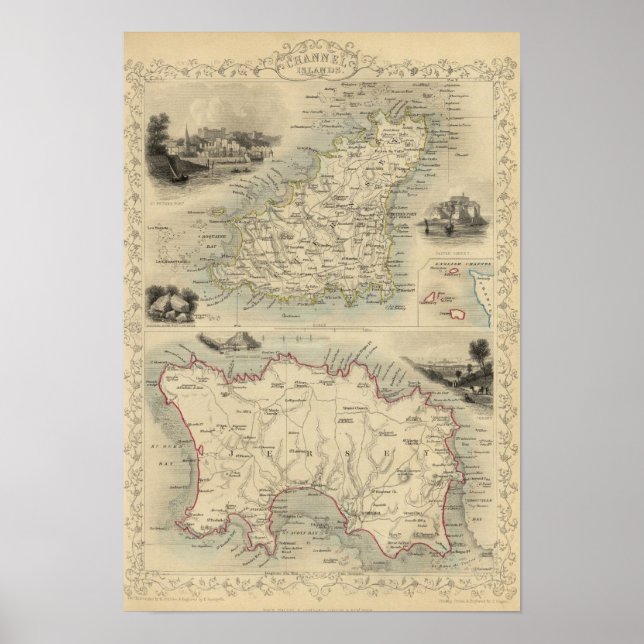 Kanalinseln Poster (Vorne)