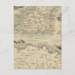 Kanalinseln Postkarte