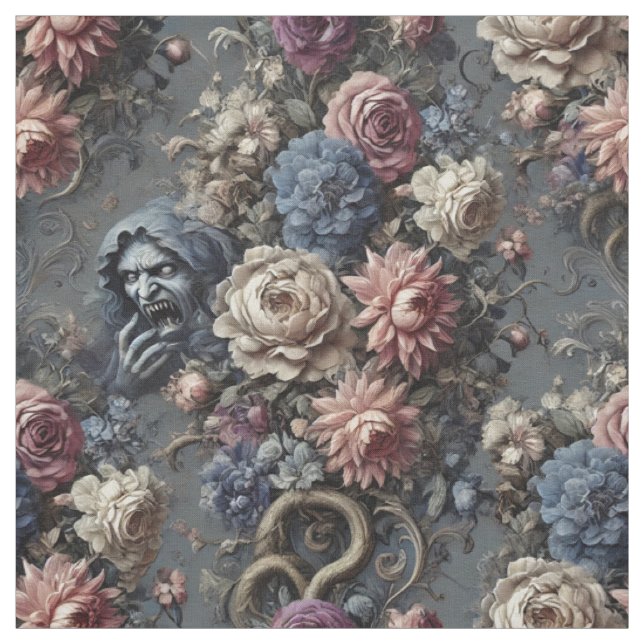 Kanalisierung des Schleiers - Gothic Statement Til Stoff (Muster)