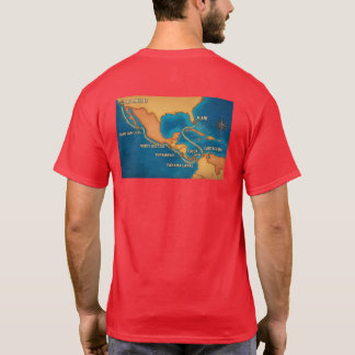 Kanalstreckenkarte T-Shirt