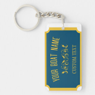 Kanaltafel Traditionelles Namensschild für benutze Schlüsselanhänger