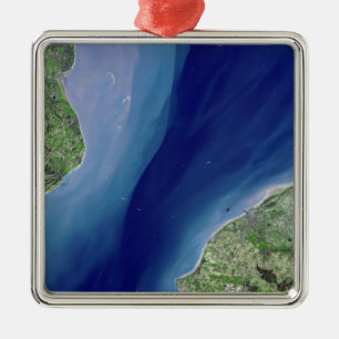 Kanaltunnel Silbernes Ornament