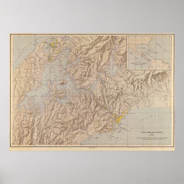 Kanalzone und Nähe Poster (Vorne)