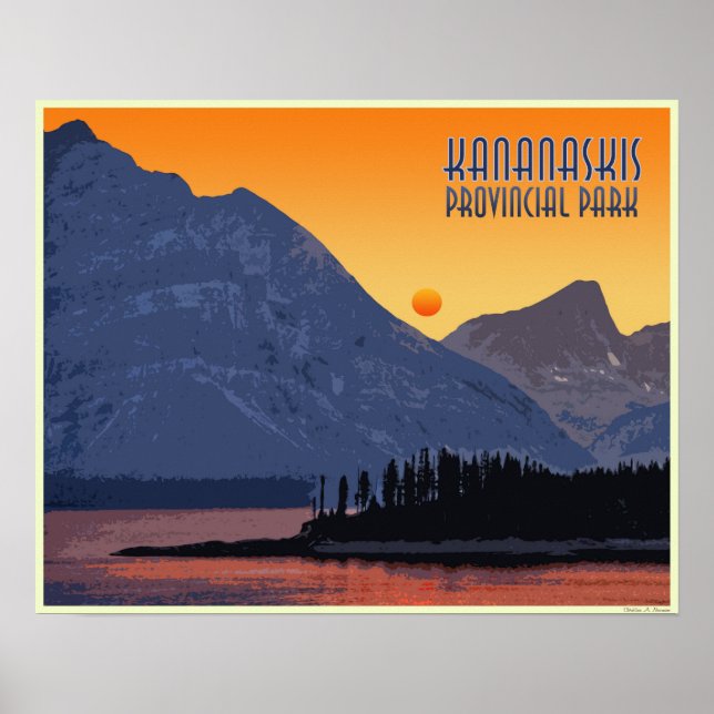 Kananaskis, Alberta. Kanada Poster (Vorne)