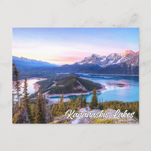 Kananaskis Lakes, Alberta, Canada Postkarte (Vorderseite)