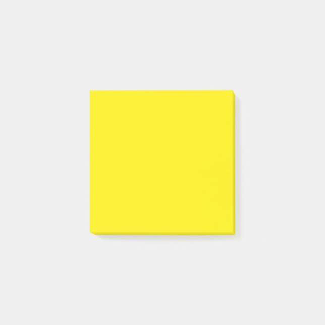 Kanariengelb (einfarbig)  post-it klebezettel (Vorderseite)