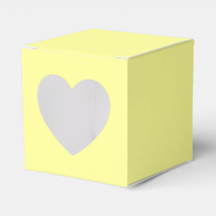 Kanariengelb Herz Geschenkschachtel