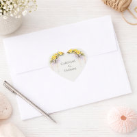 Kanariengelb Romantische Freesie Florale Hochzeit