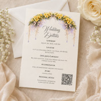 Kanariengelb Romantische Freesien-Blumenhochzeit