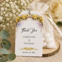 Kanariengelb Romantische Freesien-Hochzeit