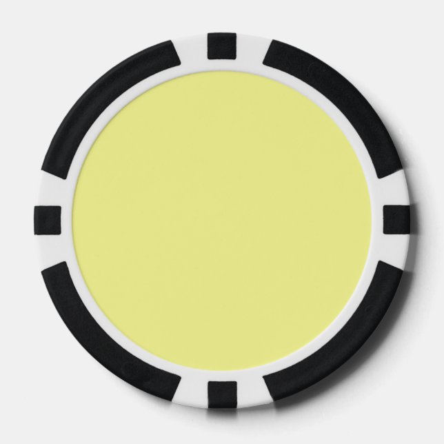 Kanarienvogel (einfarbig)  pokerchips (Vorderseite)
