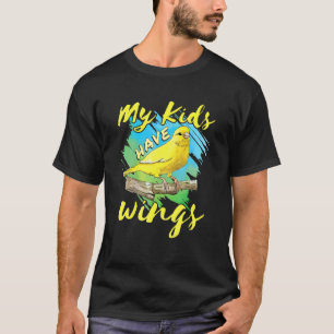 Kanarienvogel Haustier Vogel Fink Mama Papa Meine T-Shirt