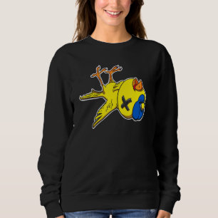 Kanarienvogel und Minenwurzel Sweatshirt