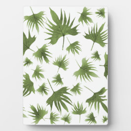 Kanarische Blätter Fotoplatte