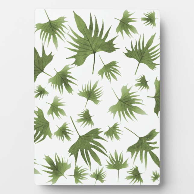 Kanarische Blätter Fotoplatte (Vorderseite)