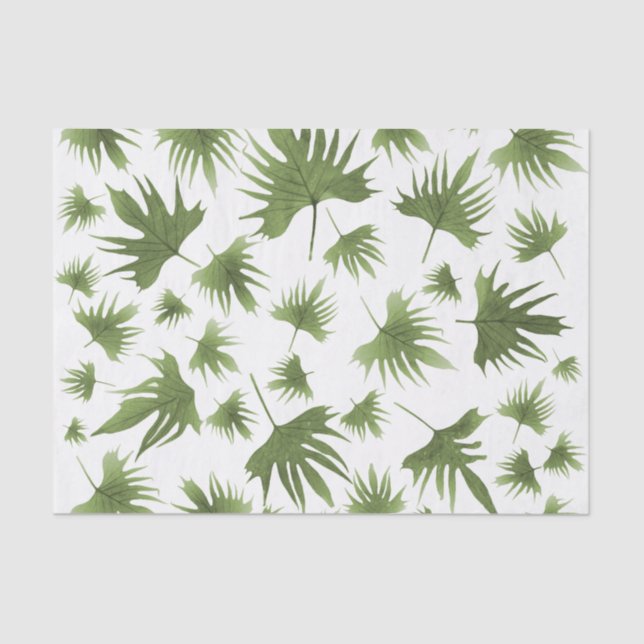 Kanarische Blätter Seidenpapier (Vorderseite)