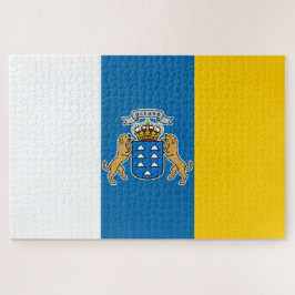 Kanarische Flagge (Kanarische Inseln, Spanien) Puzzle