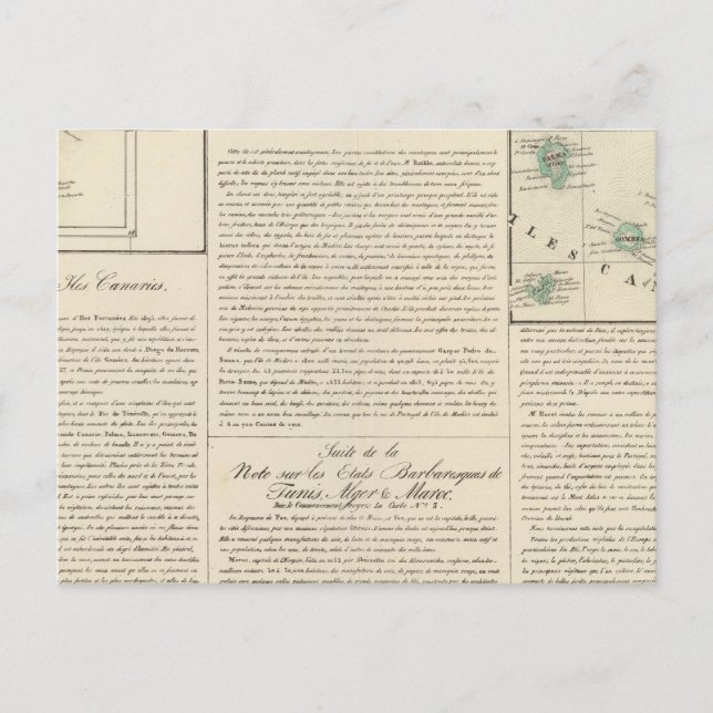 Kanarische Inseln 5 Postkarte (Vorderseite)