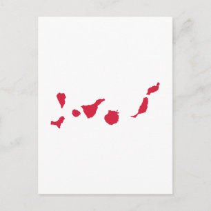 Kanarische Inseln Postkarte