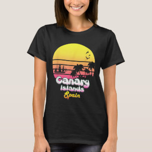 Kanarische Inseln Spanien Urlaub Souvenir Sommerge T-Shirt