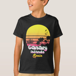 Kanarische Inseln Spanien Urlaub Souvenir Sommerge T-Shirt