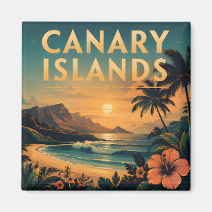 Kanarische Inseln Tropisches Paradies Strand Sonne Magnet