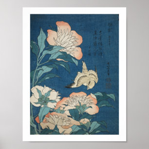 Kanarische Inseln und Peony Poster
