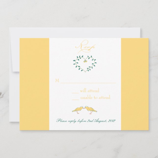 Kanarische Karten - Rsvp-Karten (Vorderseite)